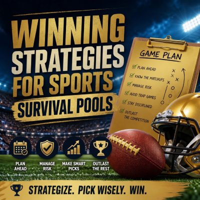 Winning Strategies for Survival Pools